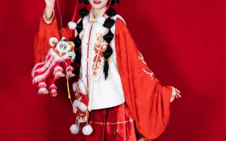 女生蓝色汉服穿搭图片，女生蓝色系头像